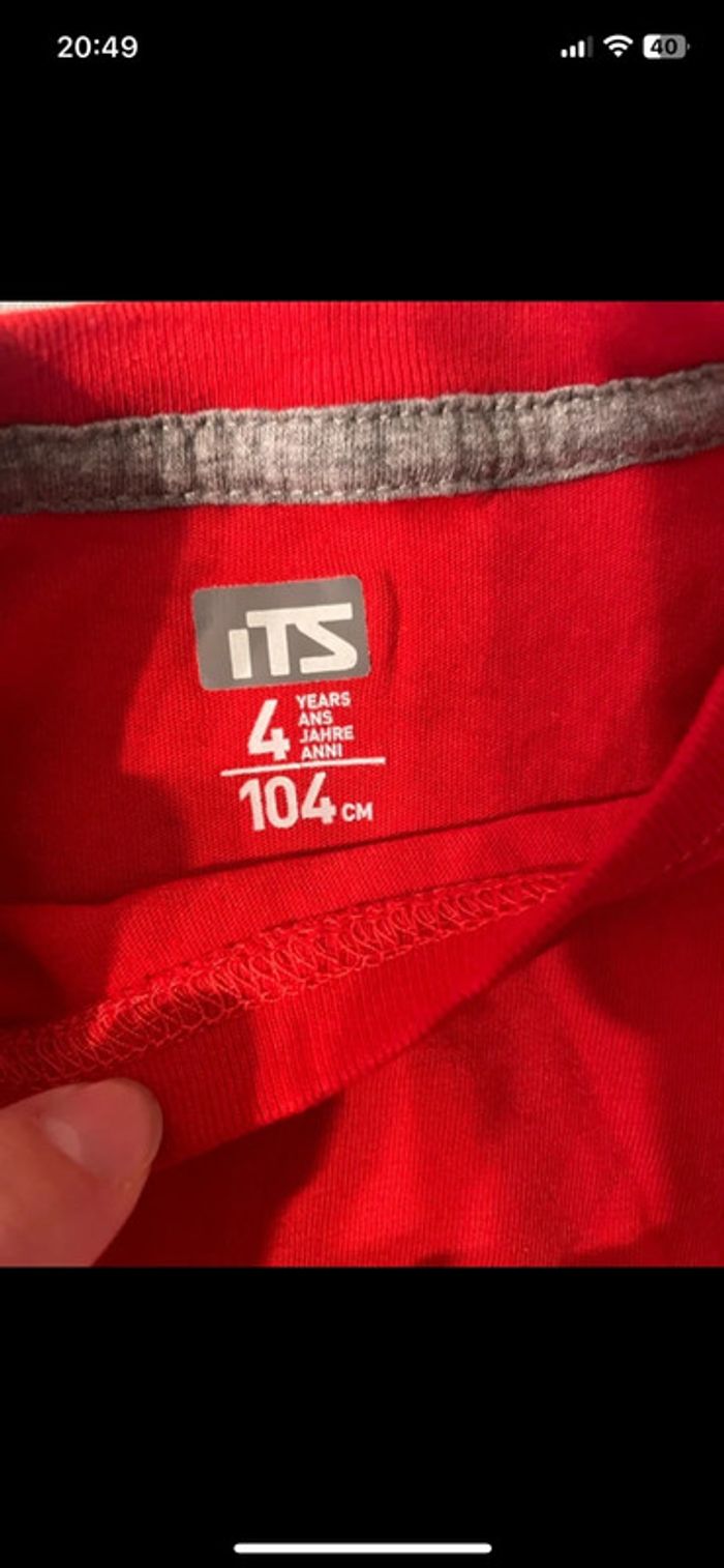TEE shirt rouge - photo numéro 2