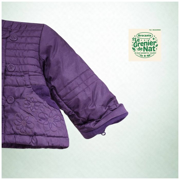 Blouson violet 3 mois - photo numéro 3