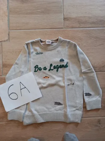 Pull garçon tape à l'œil 6 ans
