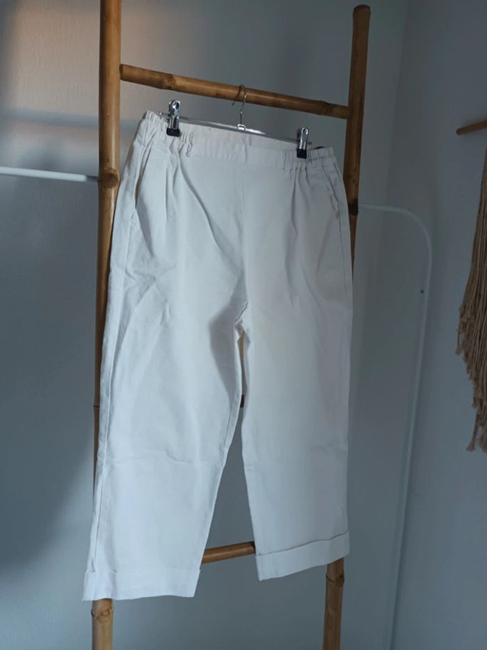 Chino blanc Mariella Gelli taille 44