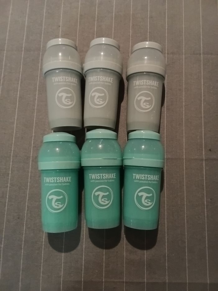 Lot de 6 biberons twistshake neuf - photo numéro 2
