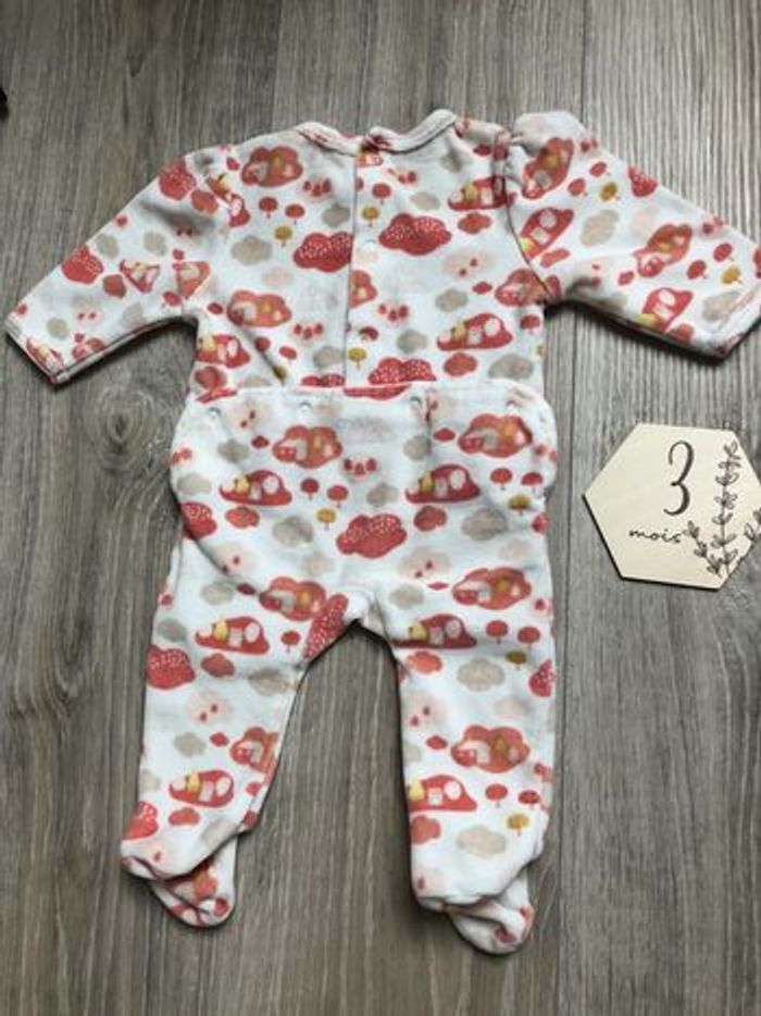 Pyjama 1 pièce Vertbaudet 3 mois - photo numéro 2