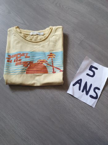 Maillot t-shirt 5ans garçon