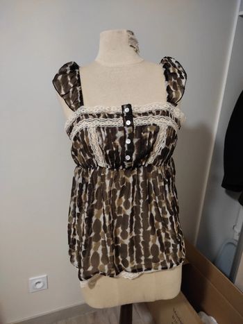 Blouse débardeur taille L