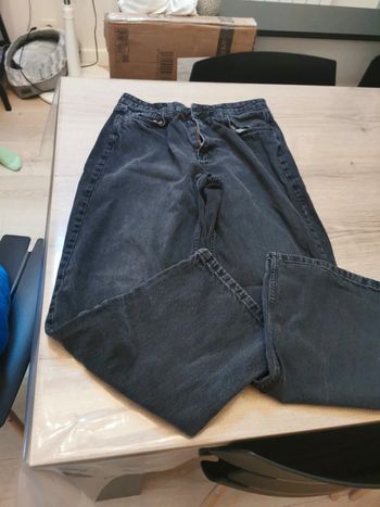 Jean large taille haute taille 40