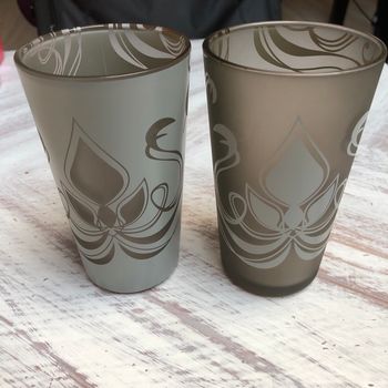 Porte lampion Partylite Fleurs Lotus