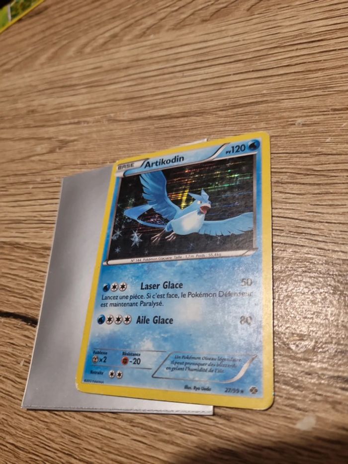 Carte pokémon artikodin HOLO 27/99 fr année 2012 - photo numéro 2