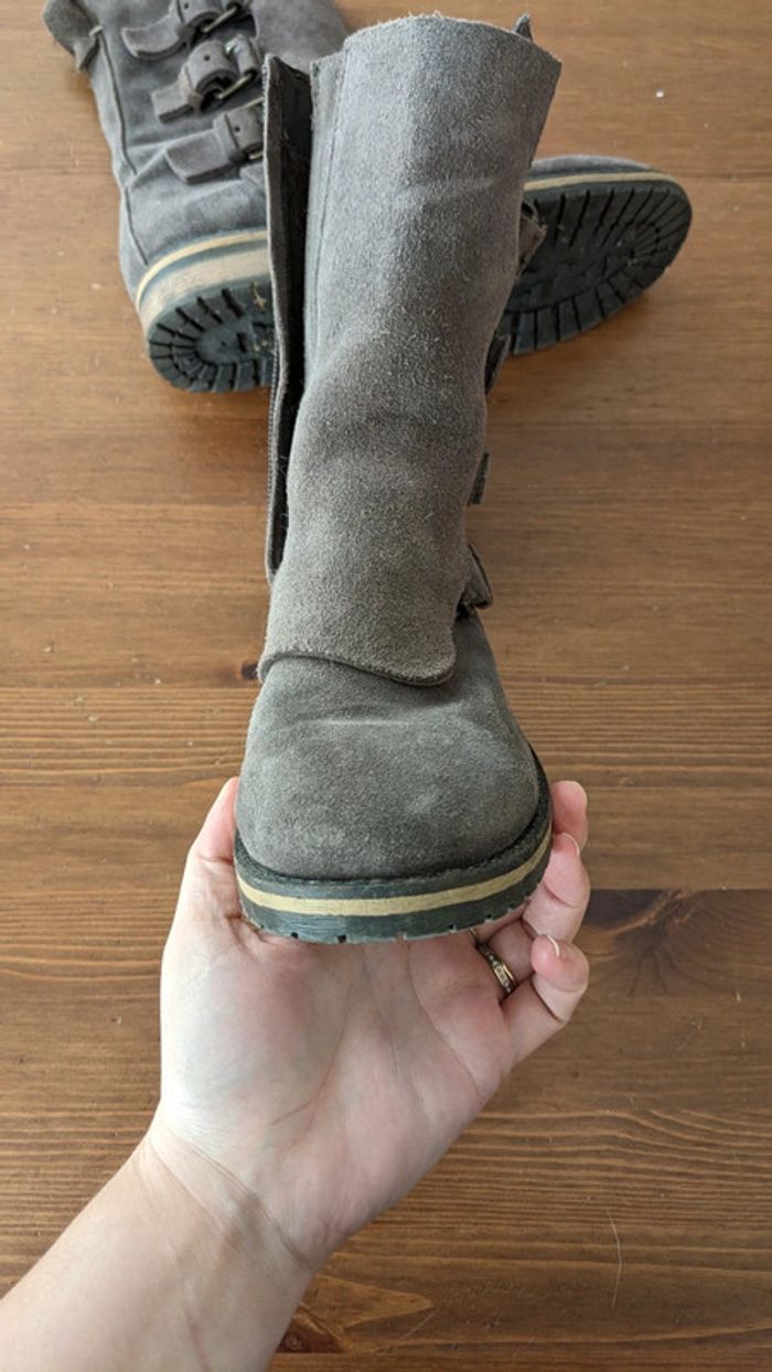 Bottines en daim taupe San Marina 36 - photo numéro 5