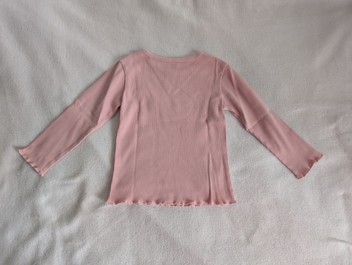 T-shirt ML côtelé rose clair - 92 - Zeeman - photo numéro 5