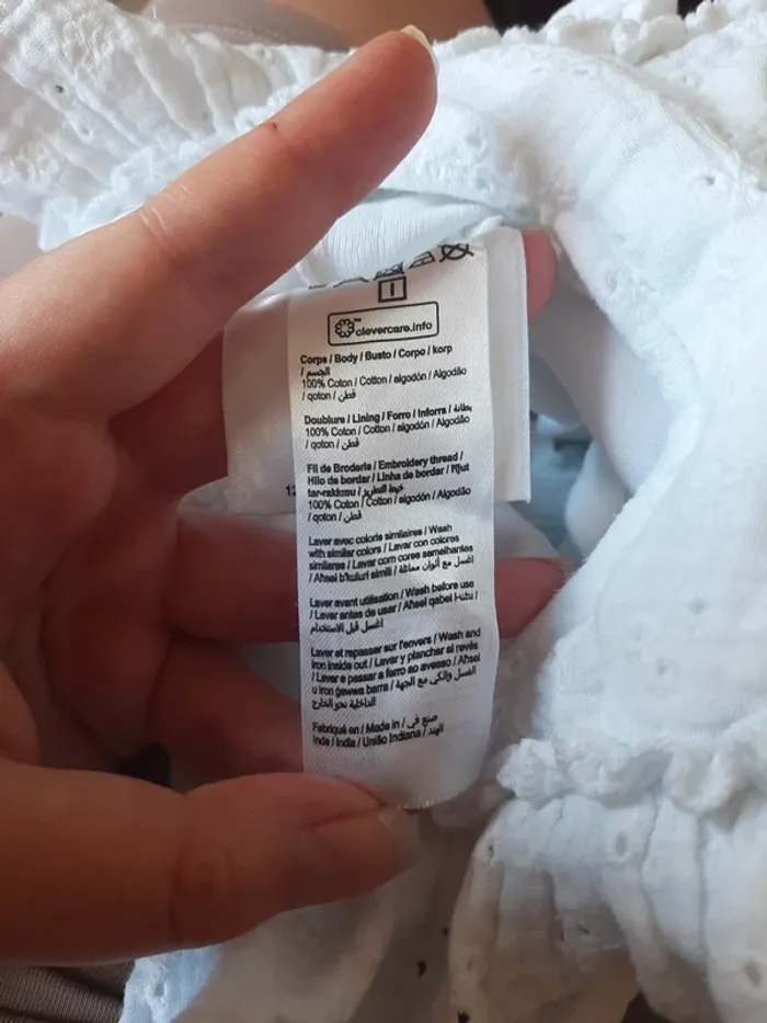 Robe avec body intégré 6 mois - photo numéro 6