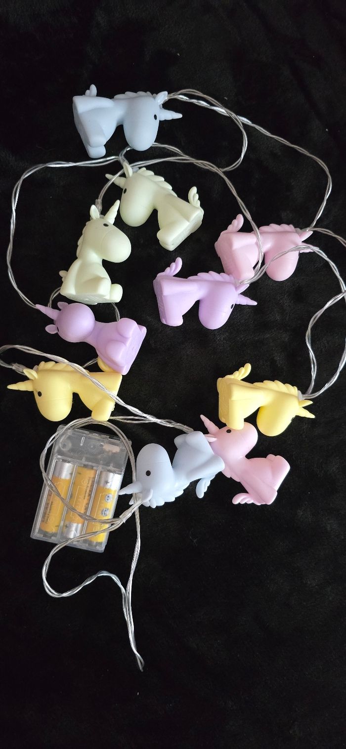 Guirlandes lumineuse licorne - photo numéro 2