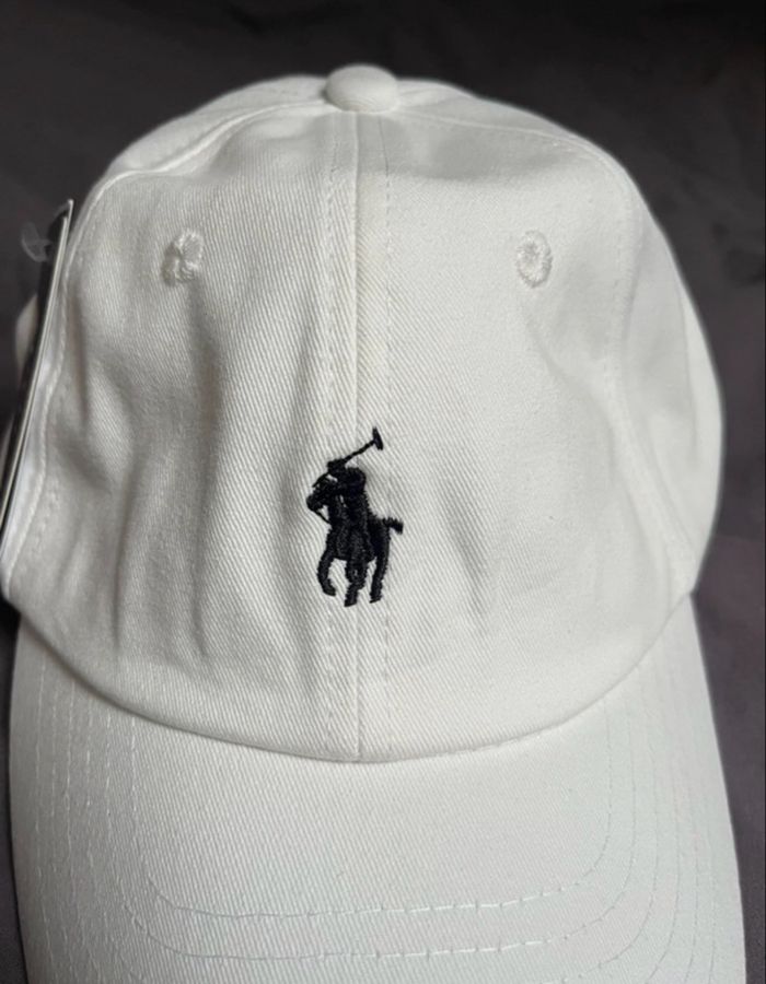 Casquette Ralph Lauren blanche