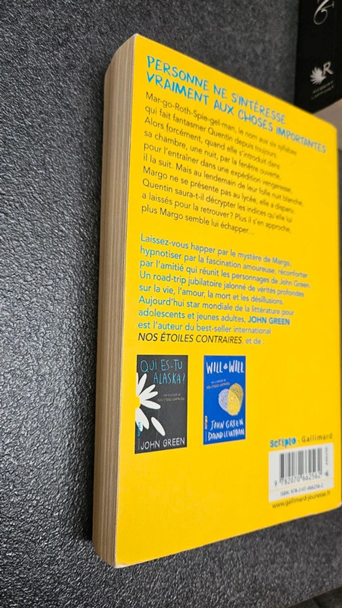 La face cachée de Margo
Livre de John Green (auteur de nos etoiles contraires) - photo numéro 3