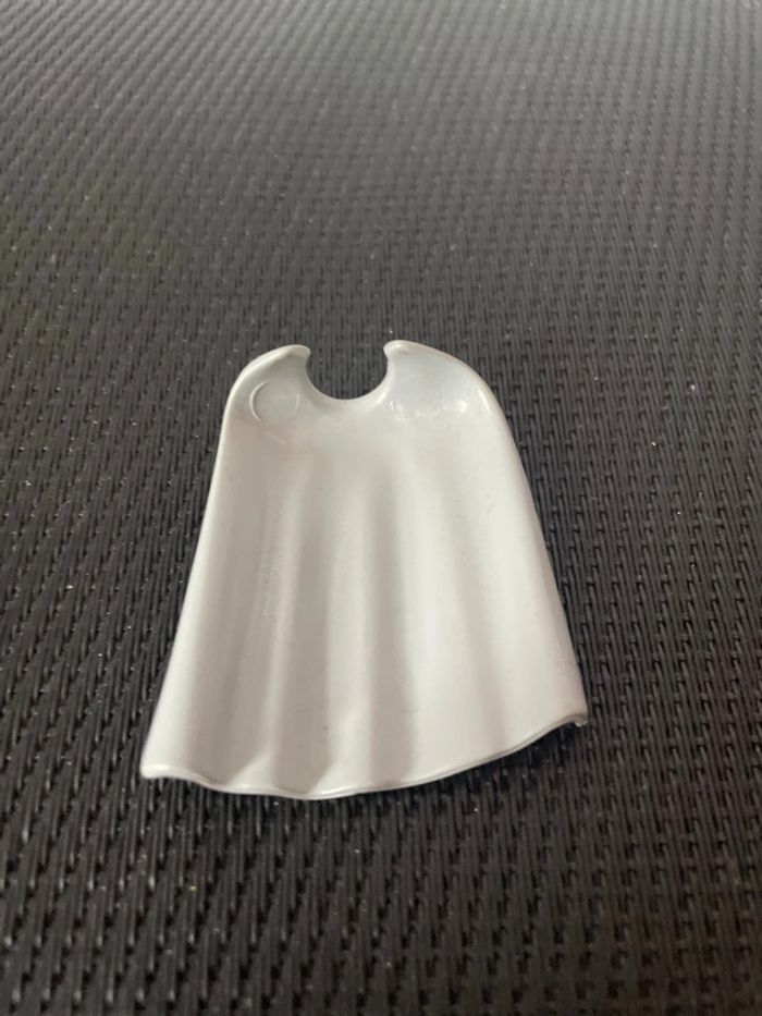 Playmobil cape rigide gris clair chevalier moyen âge pièces détachées - photo numéro 2