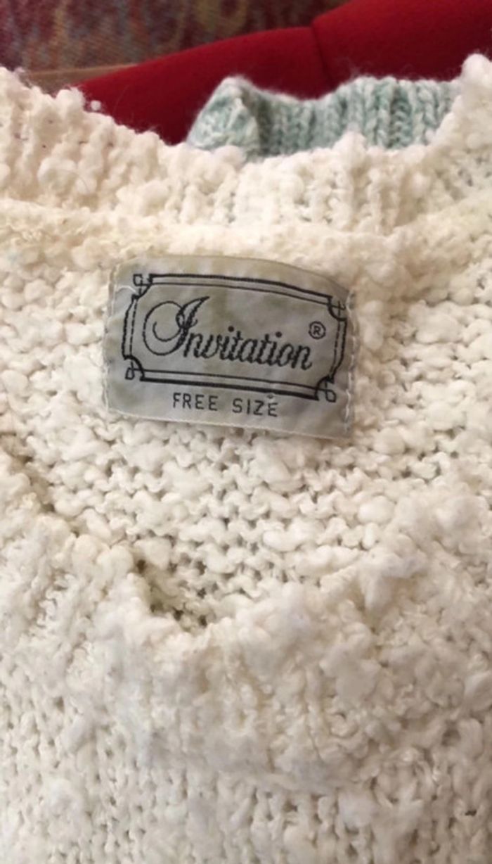 Pull à fleurs vintage TU - photo numéro 6