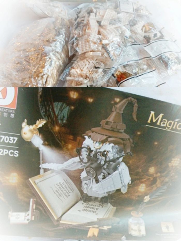 Brique brik brick lego construction harry potter chouette Edwige hibou magic wizard world