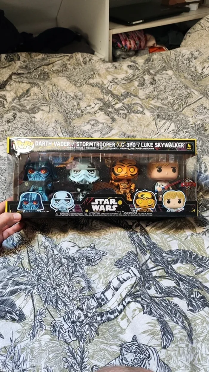 Star wars - lot de 4 figurines Funko pop spécial édition