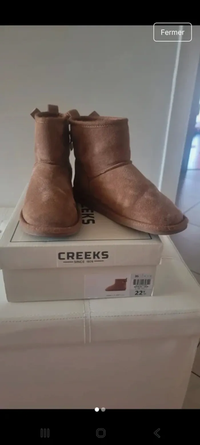 Bottines creeks