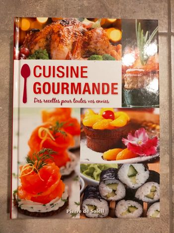 Livre cuisine gourmande