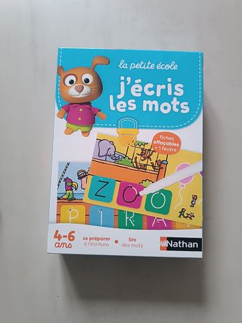 J écris les mots