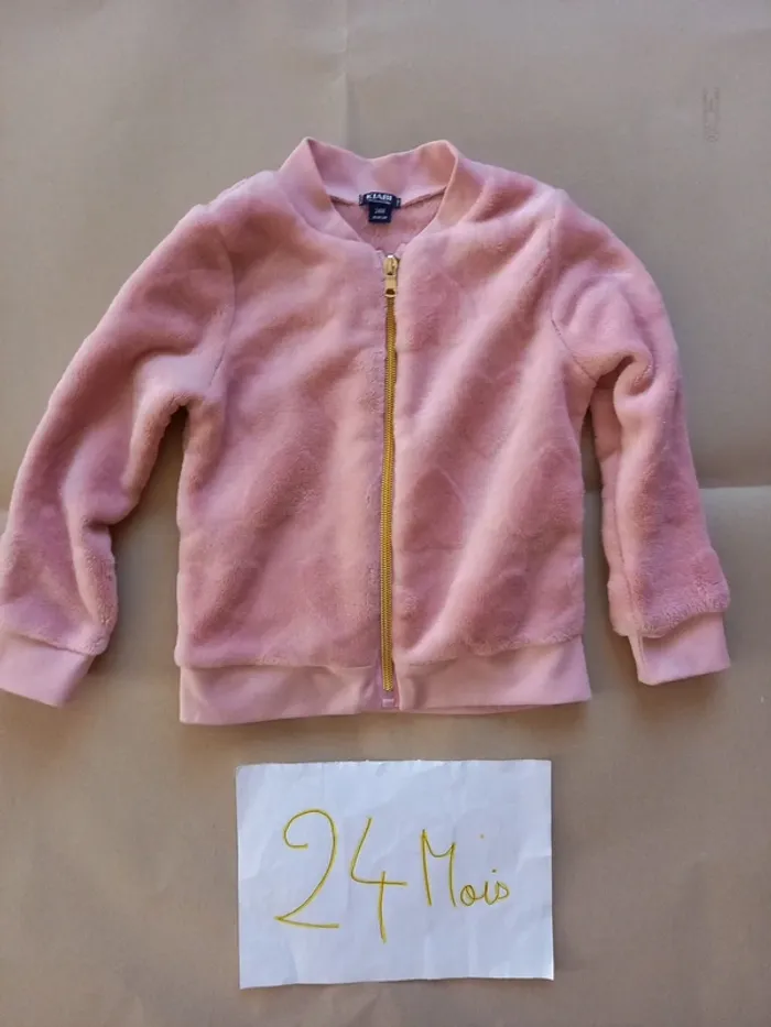 Gilet zippé 24 mois