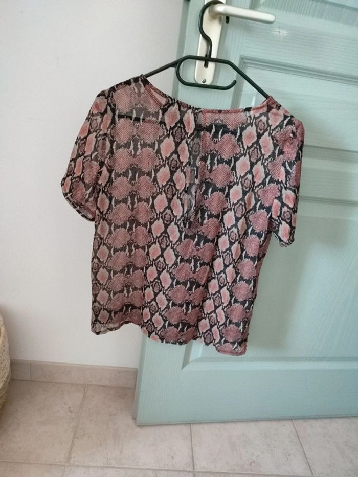 Blouse serpent avec sequins en bas - photo numéro 3