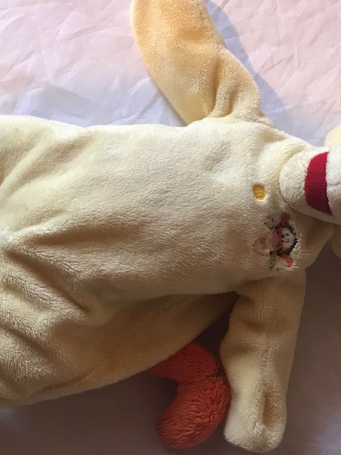 Petit Tigrou Disney Pyjama Jaune Capuche Animal Faune Peluche Petits Enfants Bébés - photo numéro 3
