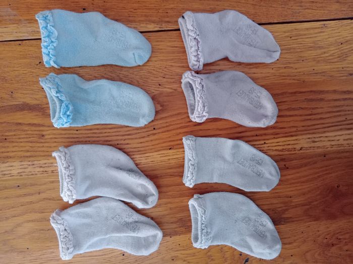 Lot de 4 paires de chaussettes 15-18