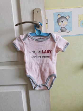Body Influx 3 mois "Je suis une lady comme maman" excellent état
