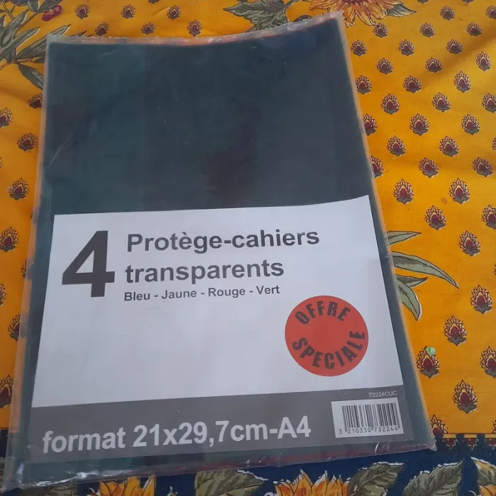 lot de protège cahiers