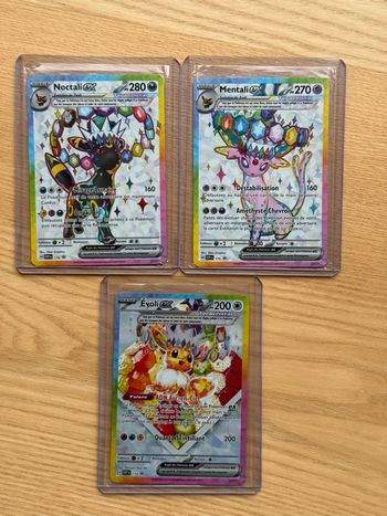 Lot de carte Pokémon noctali evoli mentali