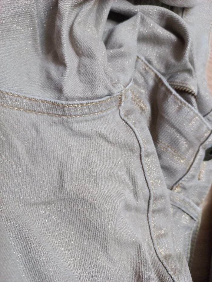 Jean esprit doré et beige 36 - photo numéro 8