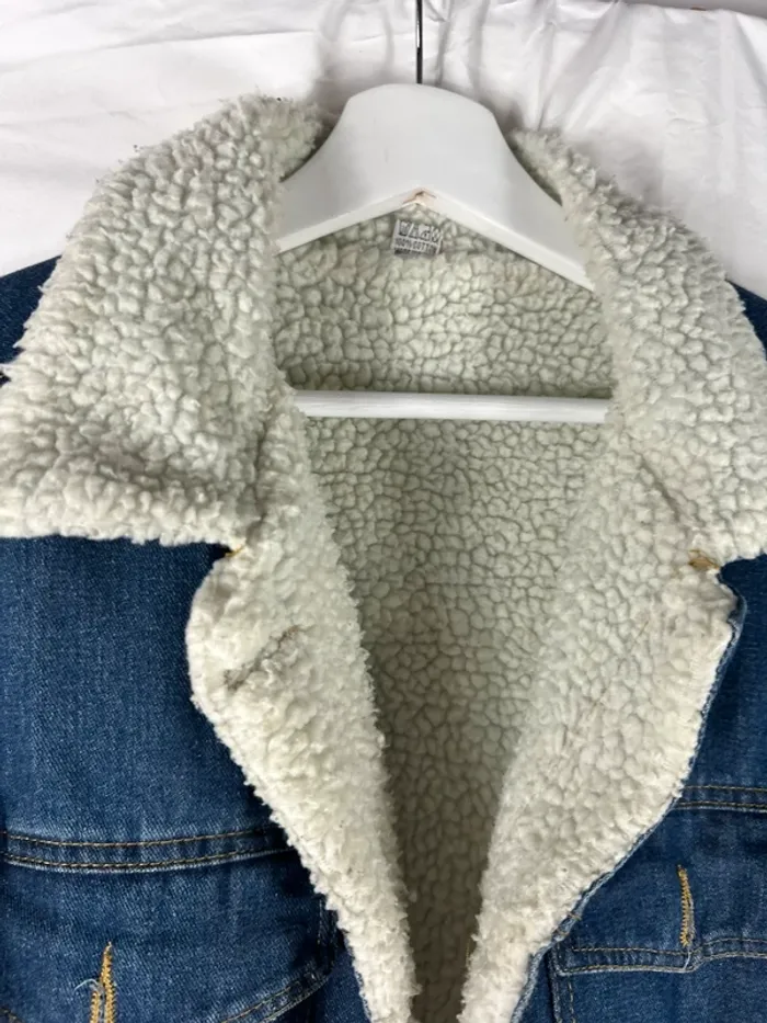 Veste en jean YesStyle – Doublée moumoute, stylée & chaude - photo numéro 3