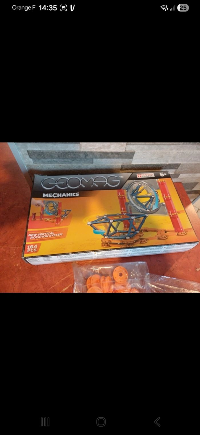 Geomag mechanics 164 pièces