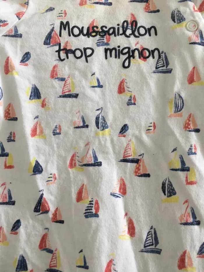 Pyjama léger coton 6 mois TAO - photo numéro 2