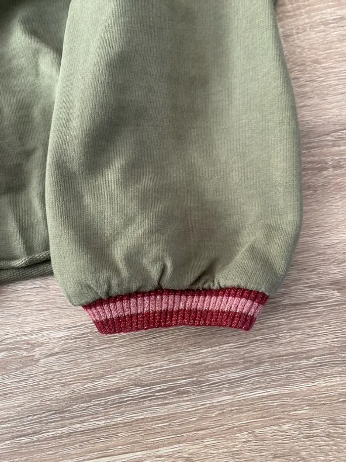 Veste kaki fille Sisley 6/7ans - photo numéro 5