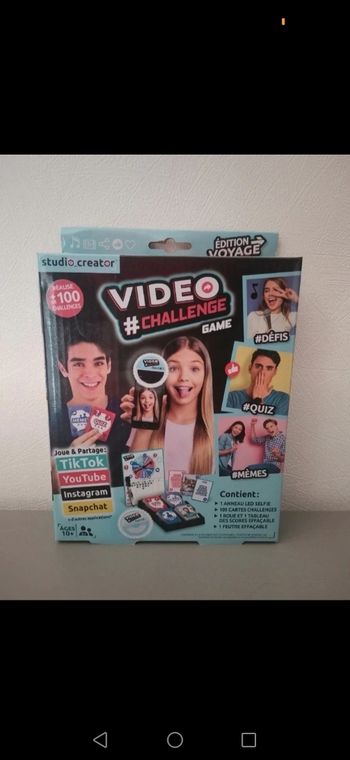 Jeu studio creator vidéo # challenge game
