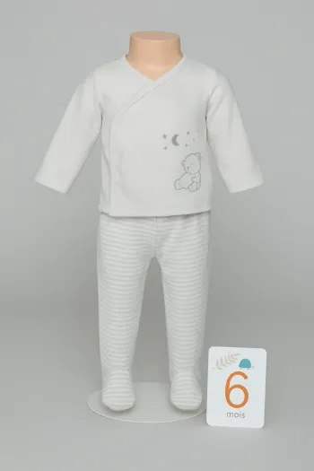 Pyjama bébé 2 pièces Marque Chocolatine Taille 6 mois