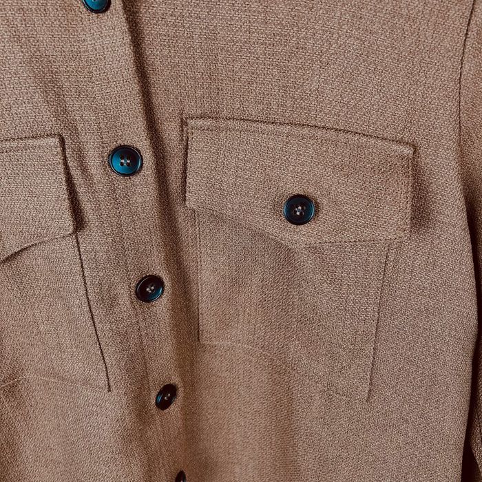 Surchemise élégante Lili & Lala Taille M couleur Camel - photo numéro 3