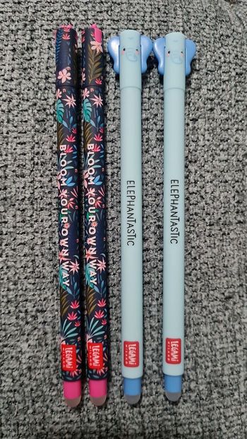 Legami 2 Éléphants + 2 Fleurs Effaçables Neufs