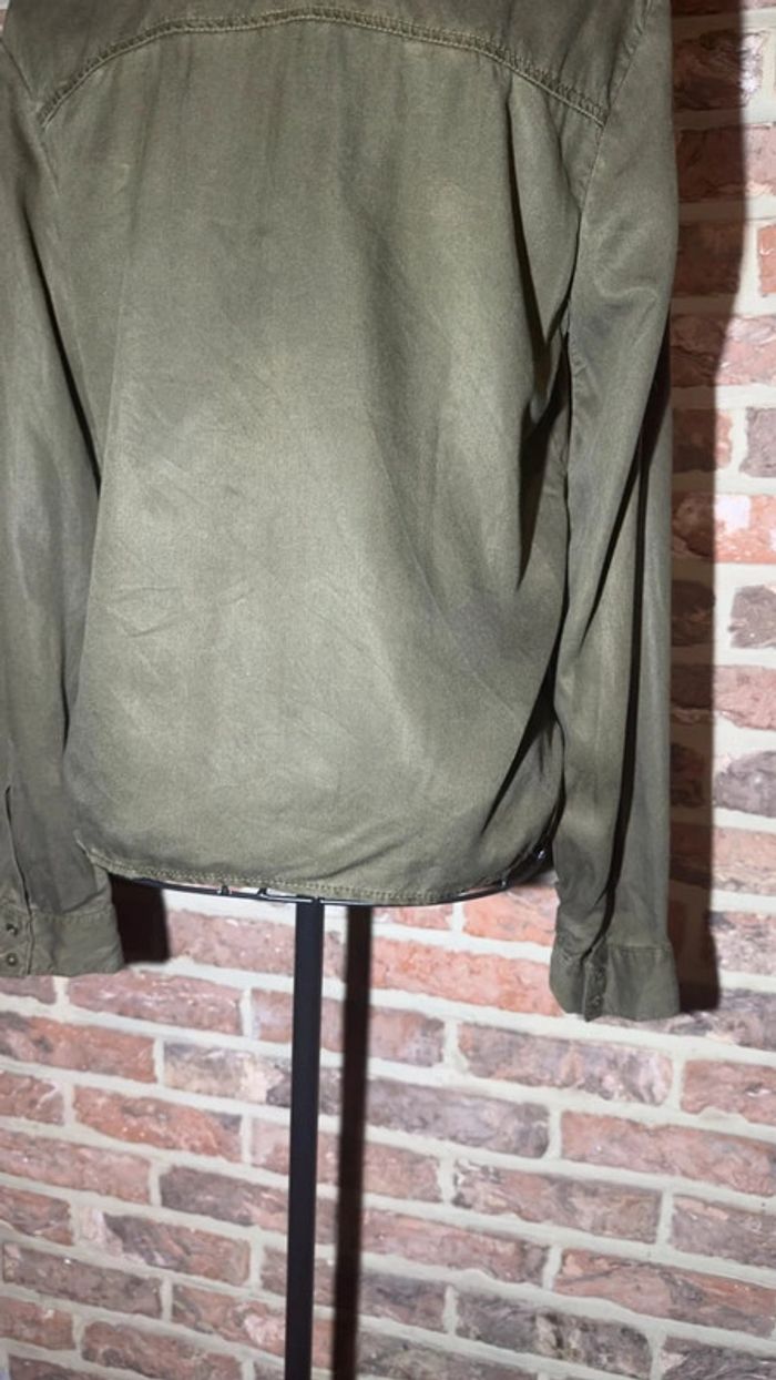 Chemise kaki Zara Taille XS / 34 - photo numéro 11