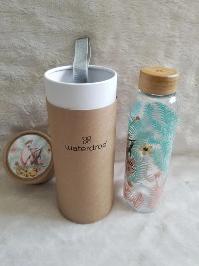 Bouteille en verre Lena Hoscheck waterdrop - photo numéro 3