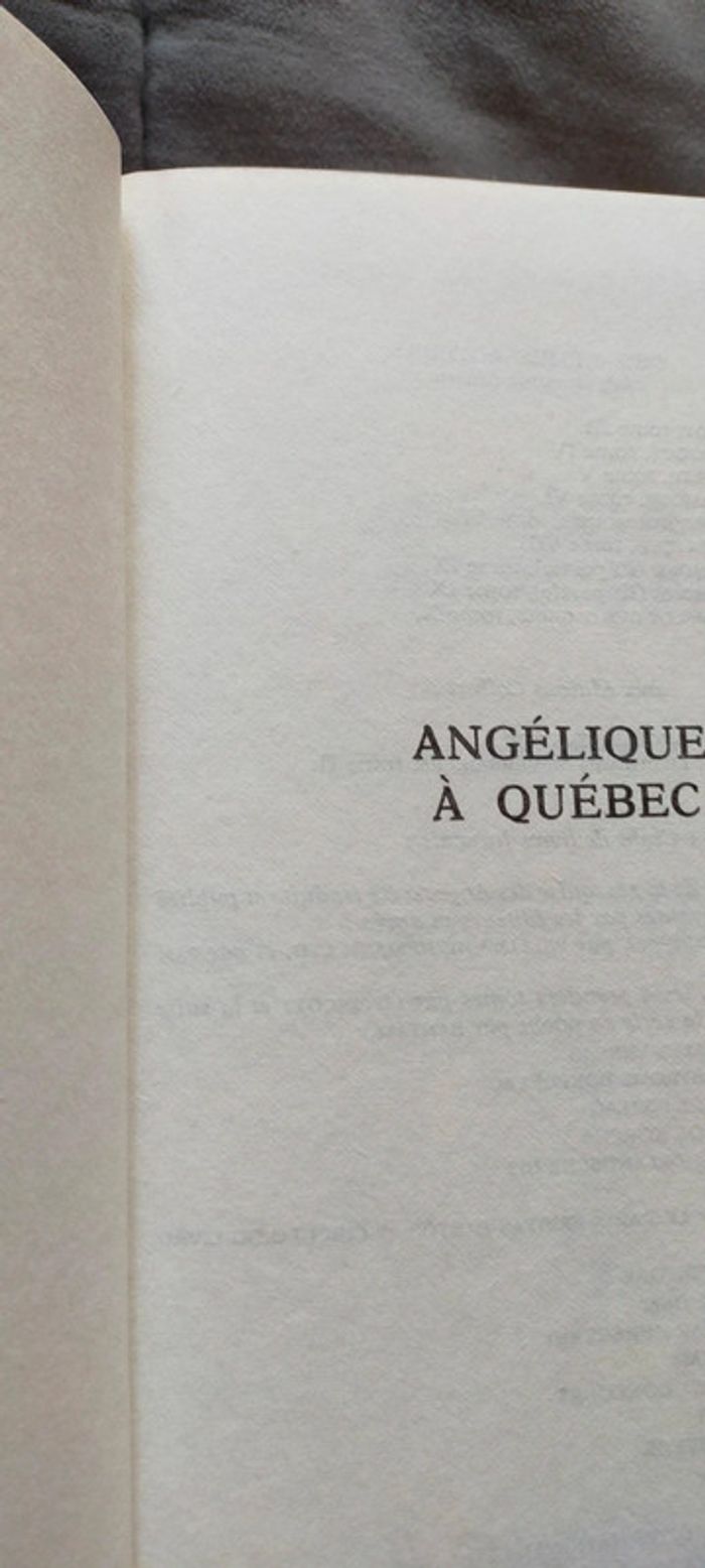 Angélique à Québec de Anne et Serge Golon - photo numéro 4
