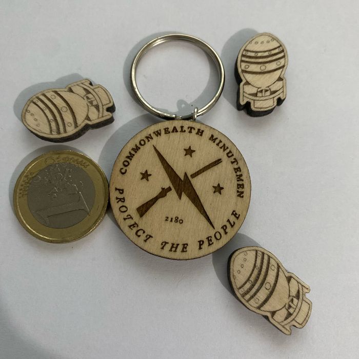 Porte clés minutemen fallout