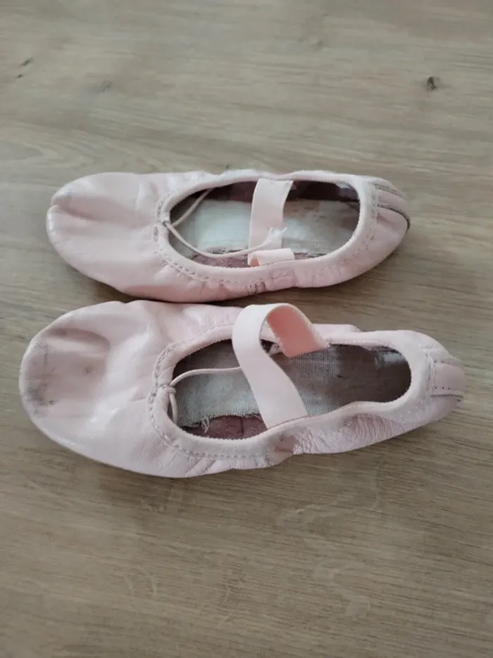 Demi-pointes danse en cuir pointure 28 Decathlon Domyos - photo numéro 3