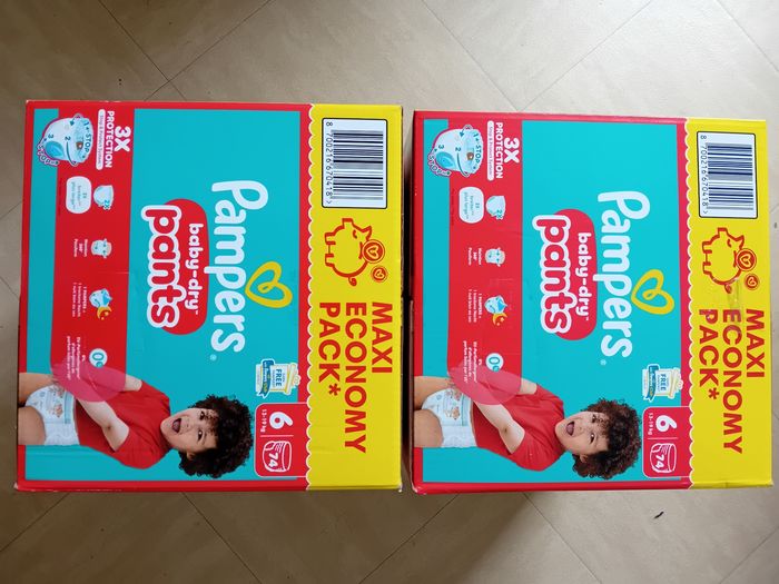 2 pampers maxi economy pack T6 pants. - photo numéro 3