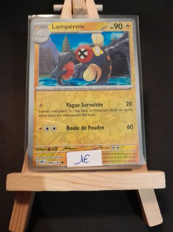 Carte Pokémon Lampéroie Reverse 68/197