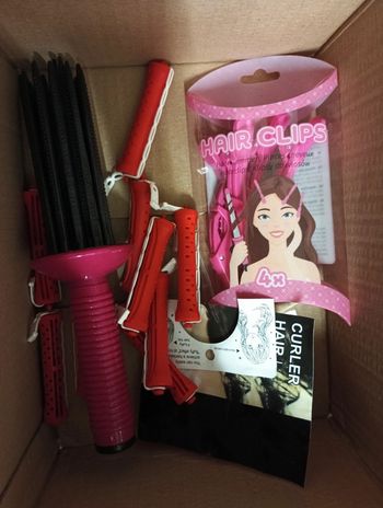 Lot accessoires cheveux bouclés