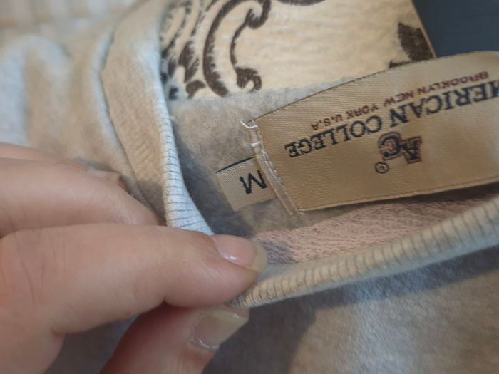 Joli sweat American College USA gris chiné femme TM / 38 - photo numéro 9