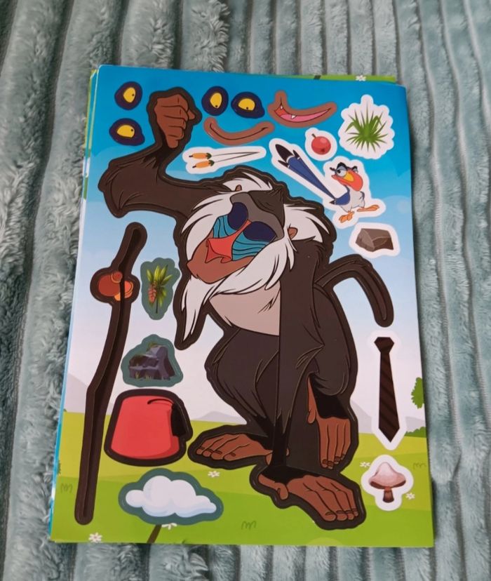 Lot 8  Stickers puzzle le roi lion - photo numéro 4